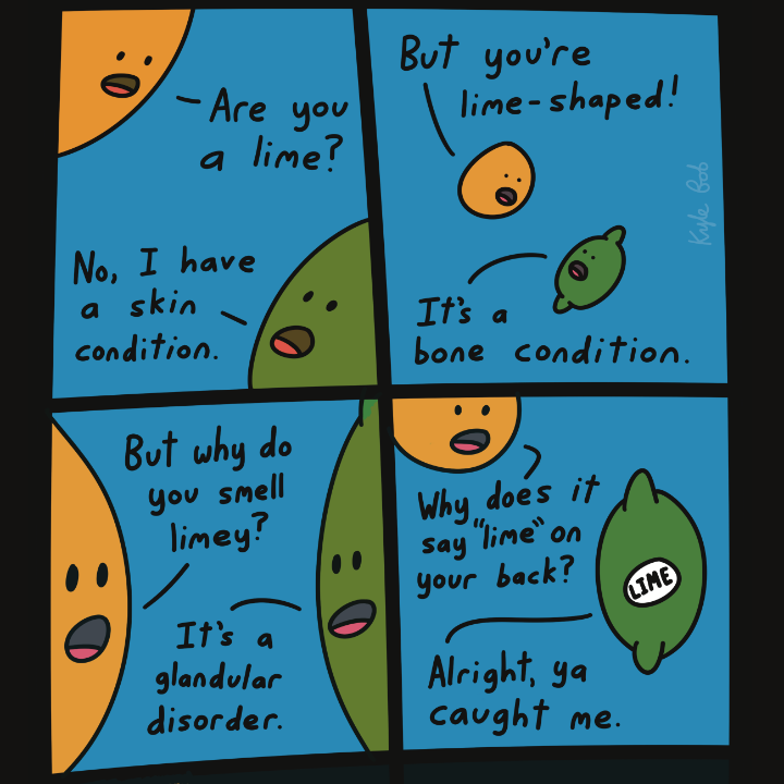 Lime in Denial Comic