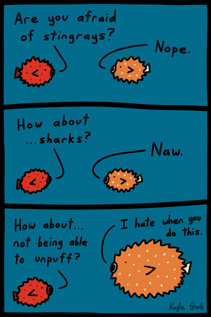 Pufferfish Paranoia Comic