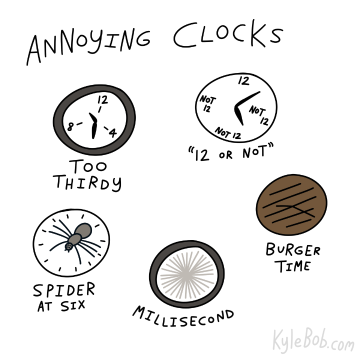 Annoying Clocks Comic