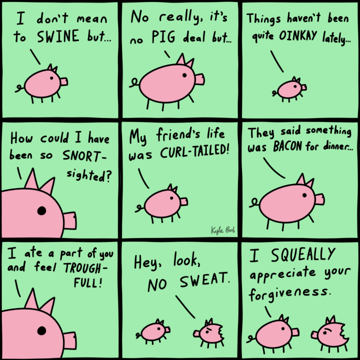 Pig Puns Comic