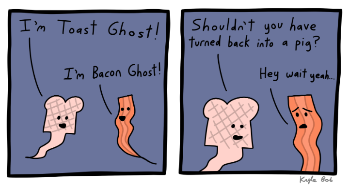 Toast Ghost Comic