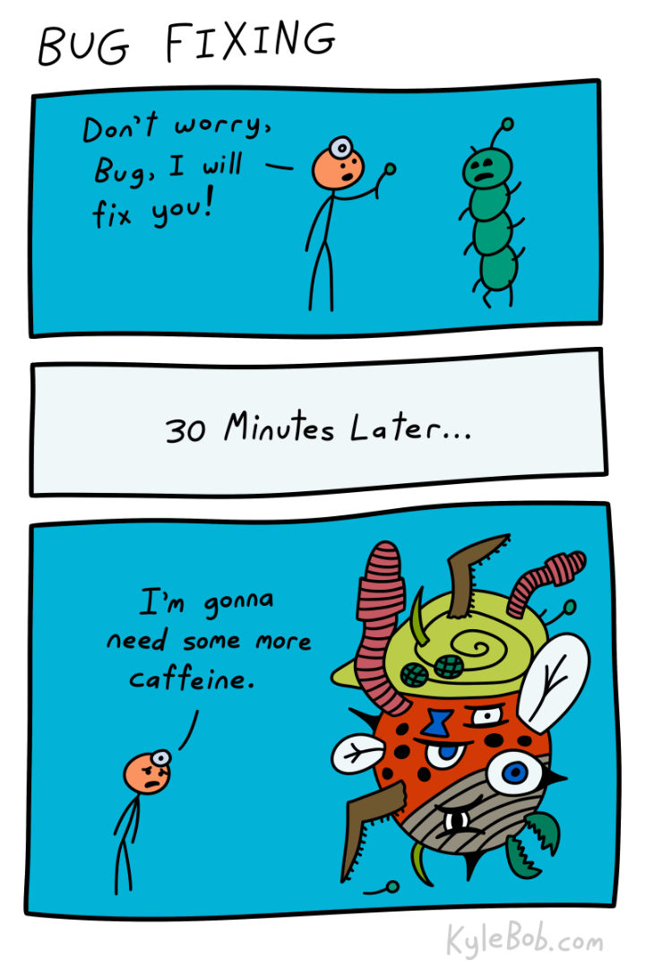 Bug Fixing Comic